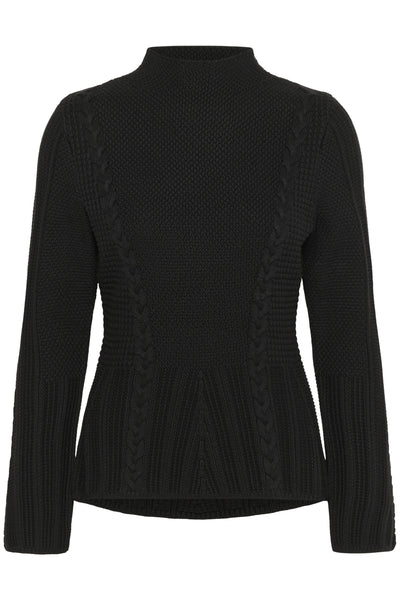 KAdolria Knit Pullover Black deep - 10510096 Thumbnail