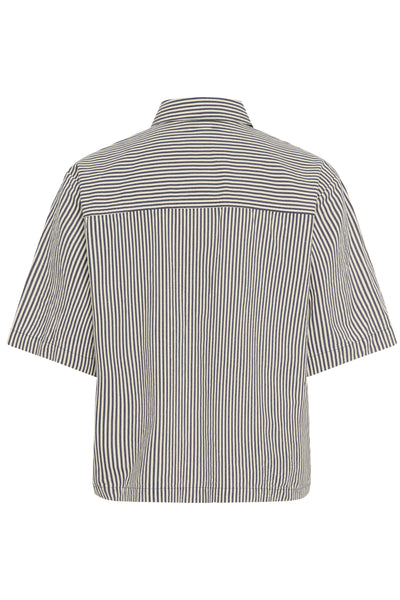KAnaya striped shirt Midnight/White Stripe Thumbnail