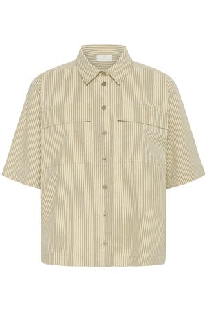 KAnaya striped shirt Chincilla / White stripe - 10510106