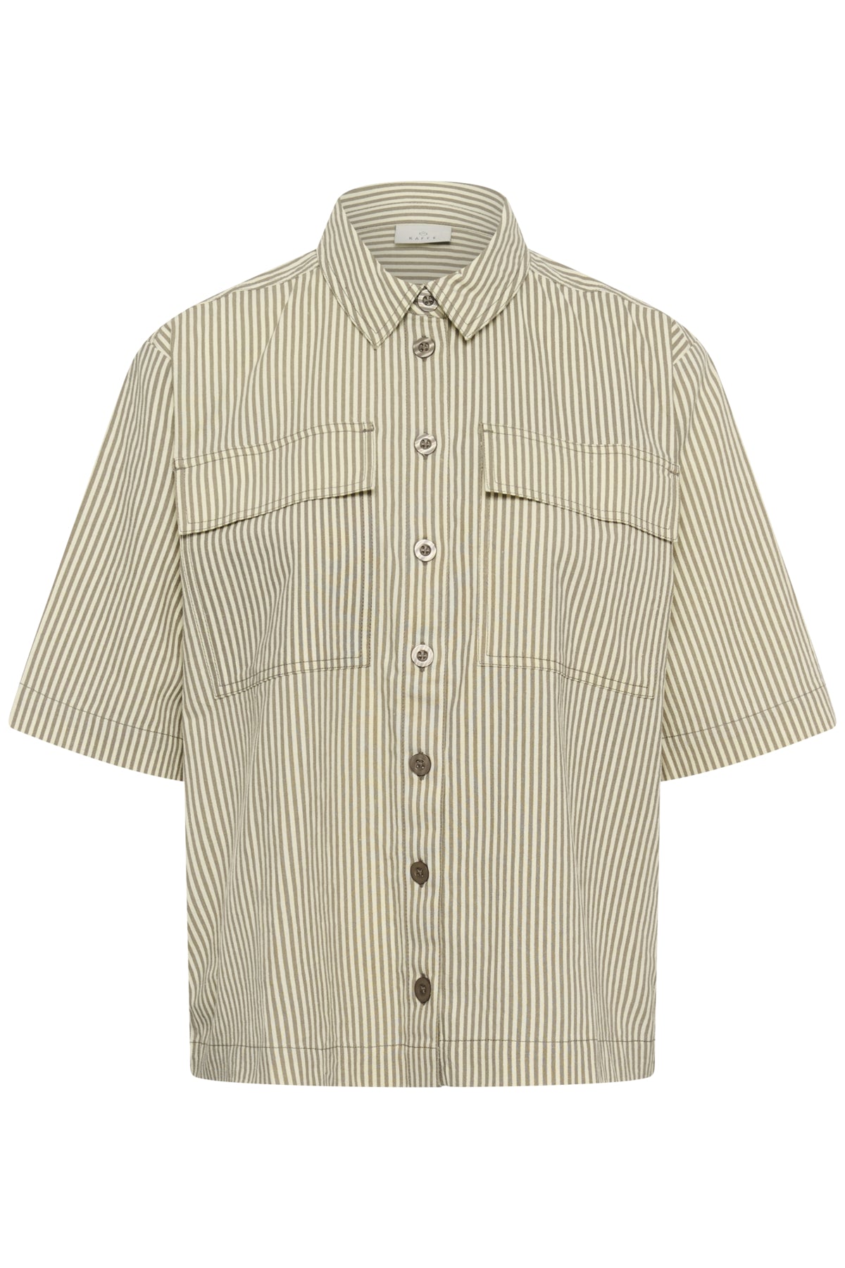 KAnaya striped shirt Brindle / Turtledove Stripe
