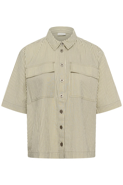 KAnaya striped shirt Brindle / Turtledove Stripe Thumbnail