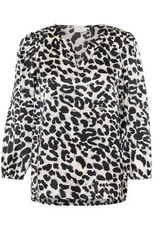 KAmagda Blouse Grey leopard