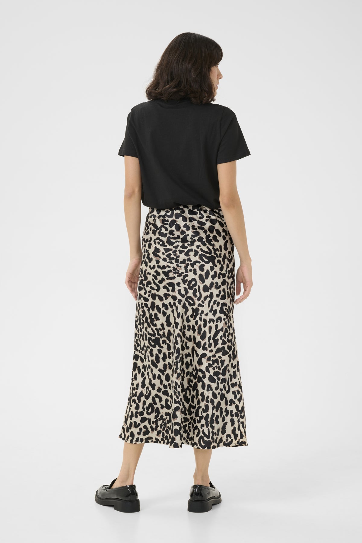 KAjune Skirt Brown Leopard