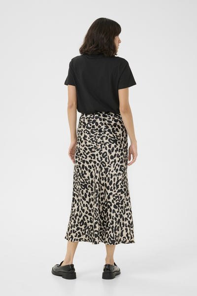 KAjune Skirt Brown Leopard Thumbnail