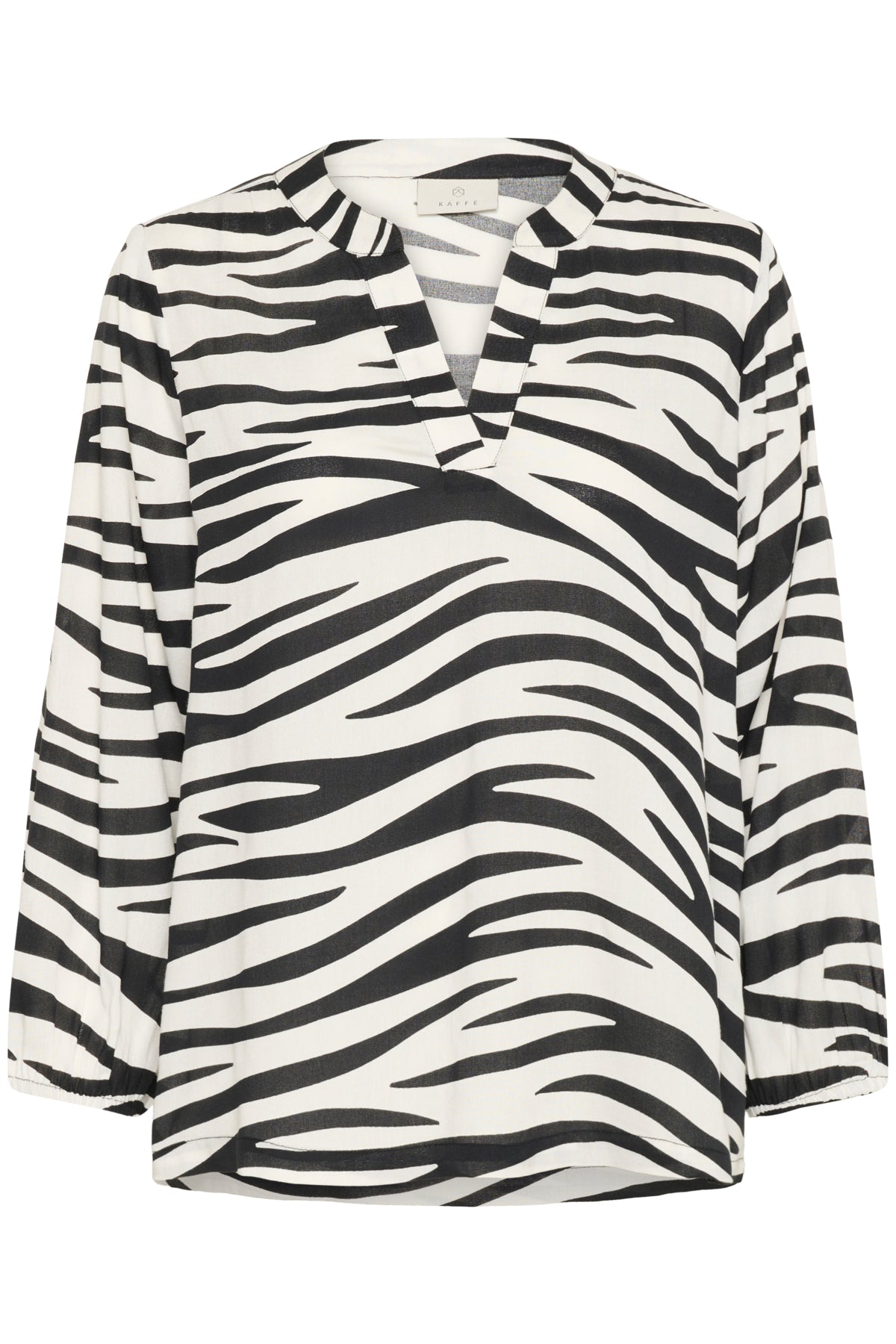 KAjanne Blouse Chalk/Black Animal
