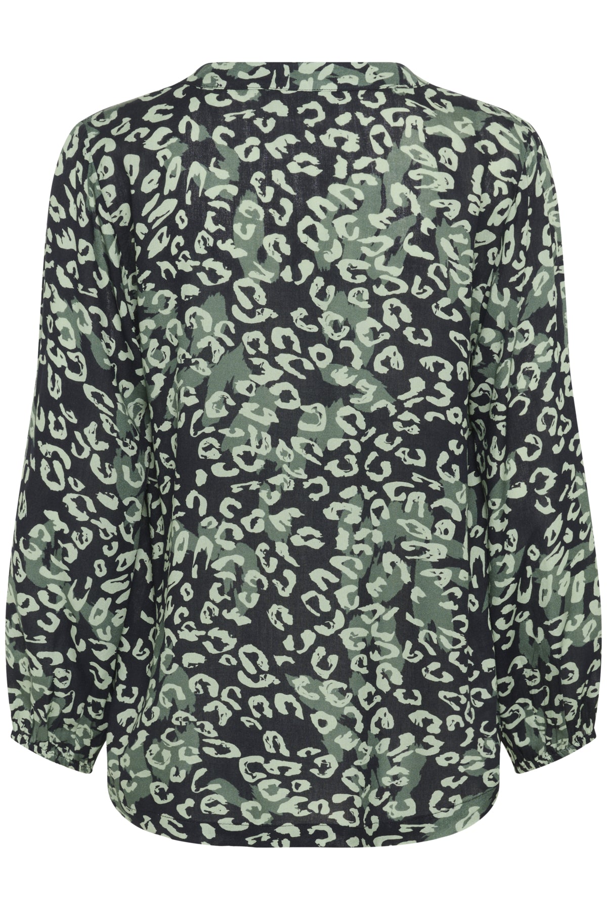 KAjanne Blouse Green leopard