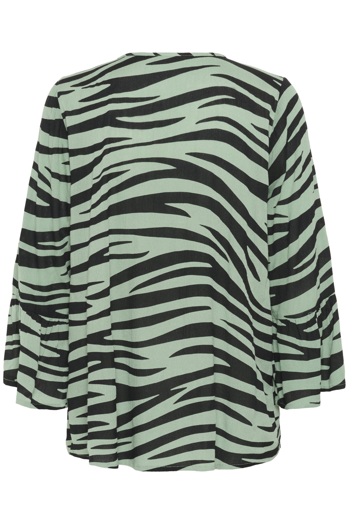 KAjanne Blouse Green/Black Animal