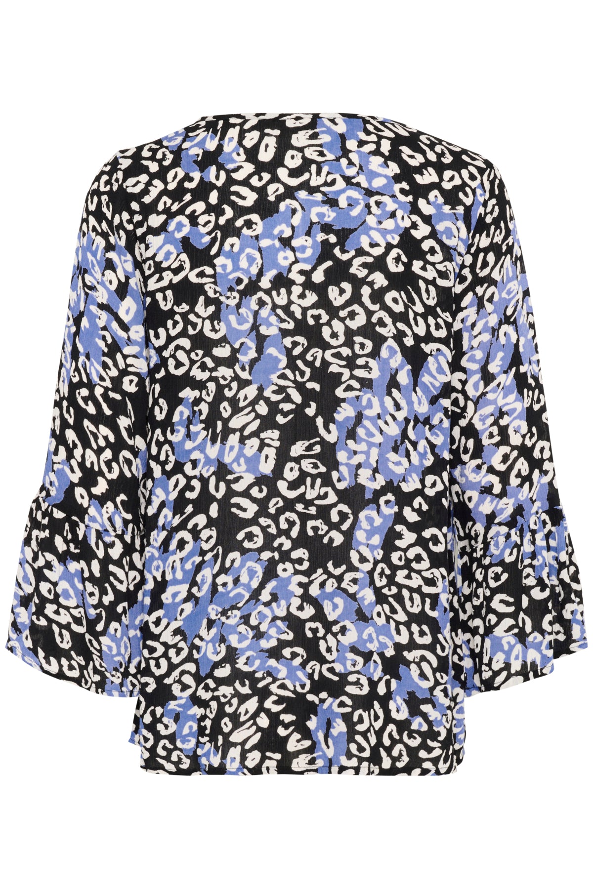 KAlea Blouse Blue Leopard