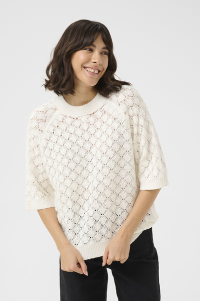 KAkani Knit Pullover Chalk Thumbnail