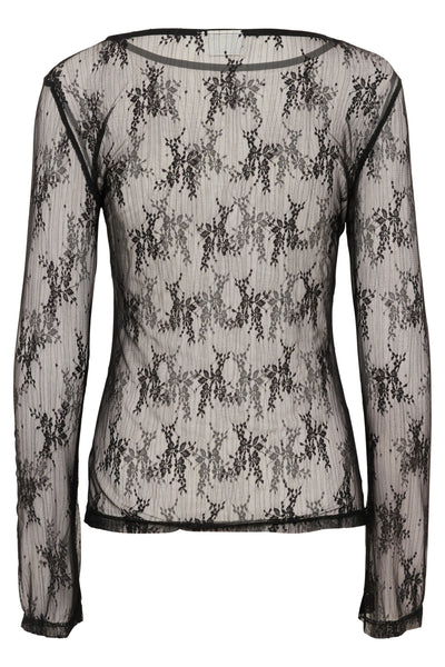 KApenelope Lace T-Shirt Black Deep - 100121 - 10510293 Thumbnail