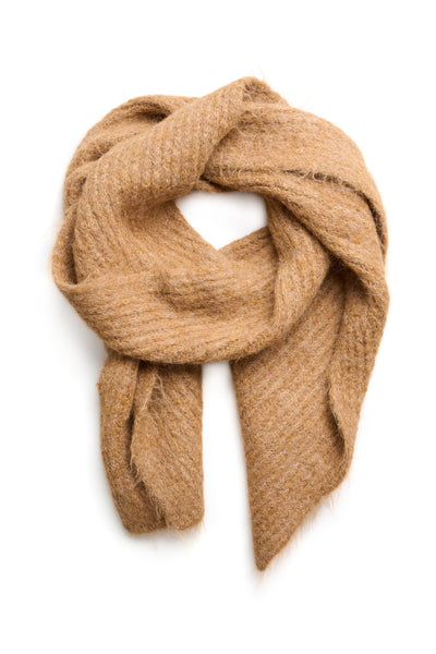 KAhenry Knitted Scarf Toasted Coconut Melange - 10510406 Thumbnail