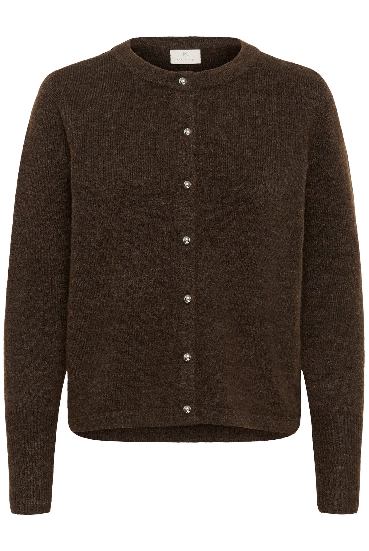 KAniel Knit Cardigan Chocolate Brown Melange