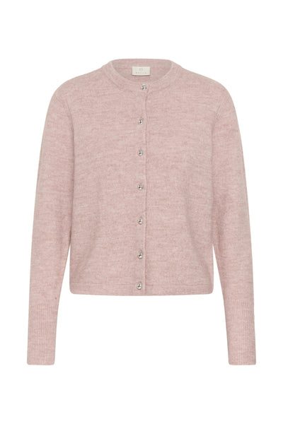 KAniel Knit Cardigan Pale Mauve Melange - 1516071 - 10510481 Thumbnail