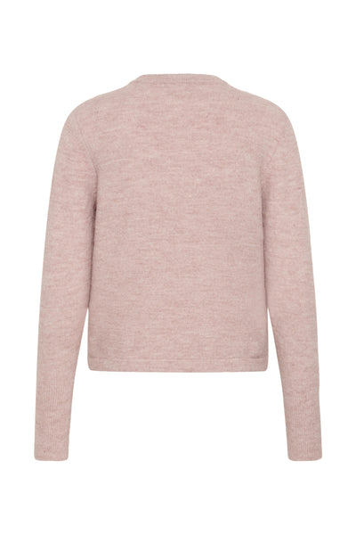 KAniel Knit Cardigan Pale Mauve Melange - 1516071 - 10510481 Thumbnail