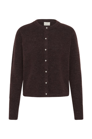 KAniel Knit Cardigan Fudge Melange - 1916191 - 10510481