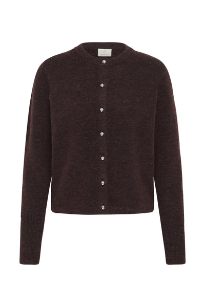 KAniel Knit Cardigan Fudge Melange - 1916191 - 10510481 Thumbnail