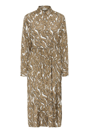 KAmille Shirt Dress Toasted Coconut Graphic Animal - 10510518