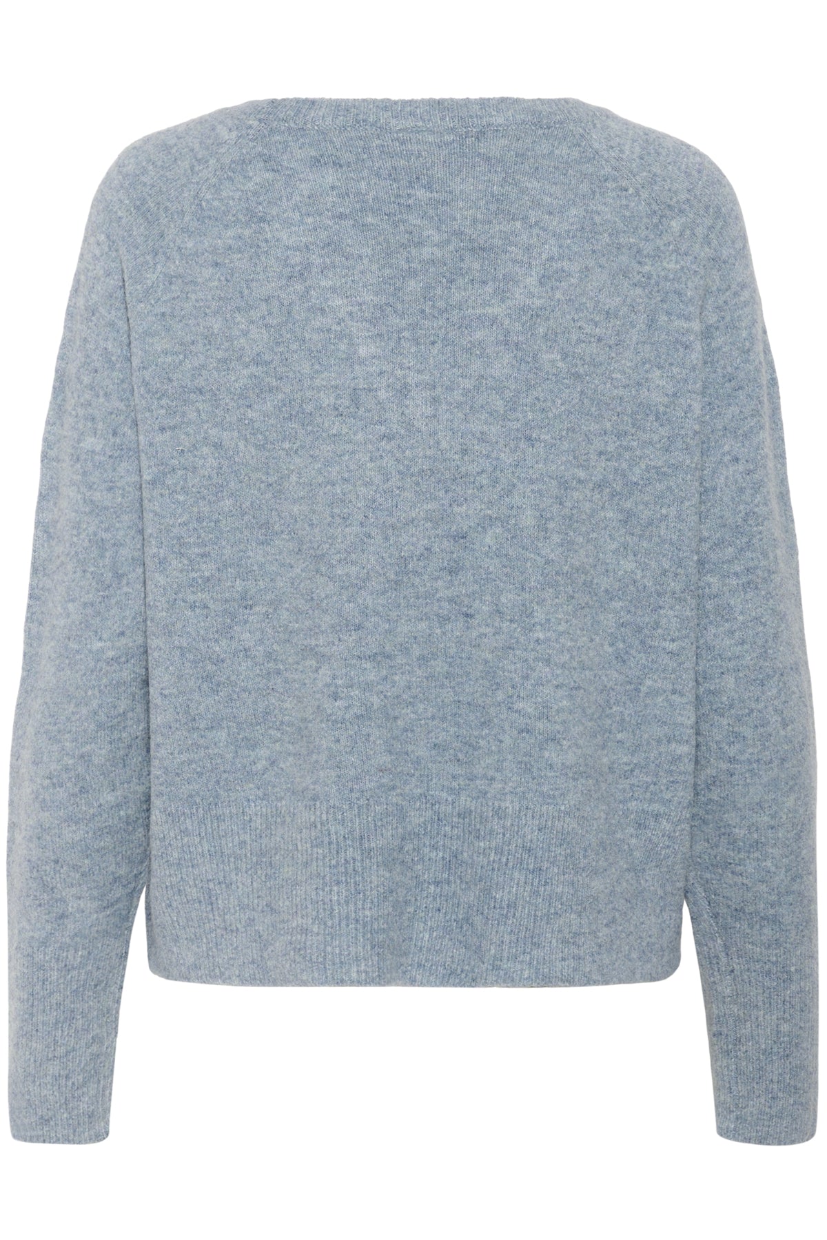 KAniel v-neck Pullover Windward Blue Melange - 10510521