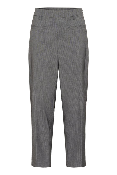 KAellie Pants Grey Melange / Chalk Stripe - 10510547 Thumbnail