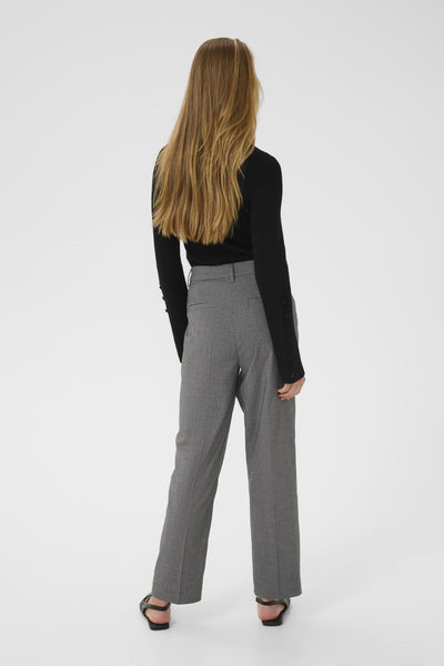 KAellie Pants Grey Melange / Chalk Stripe - 10510547 Thumbnail