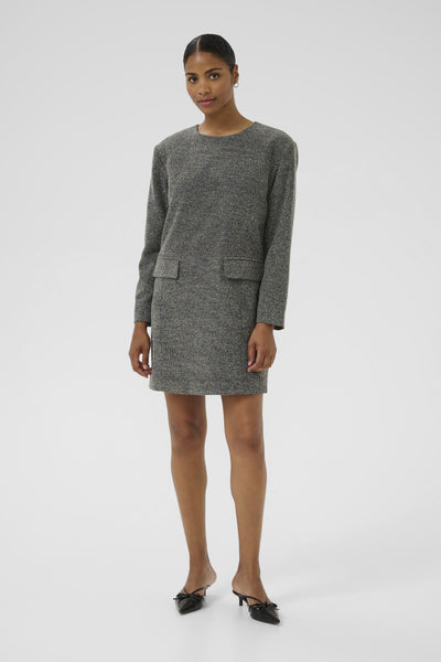 KAalba Dress Black Melange - 10510575 Thumbnail