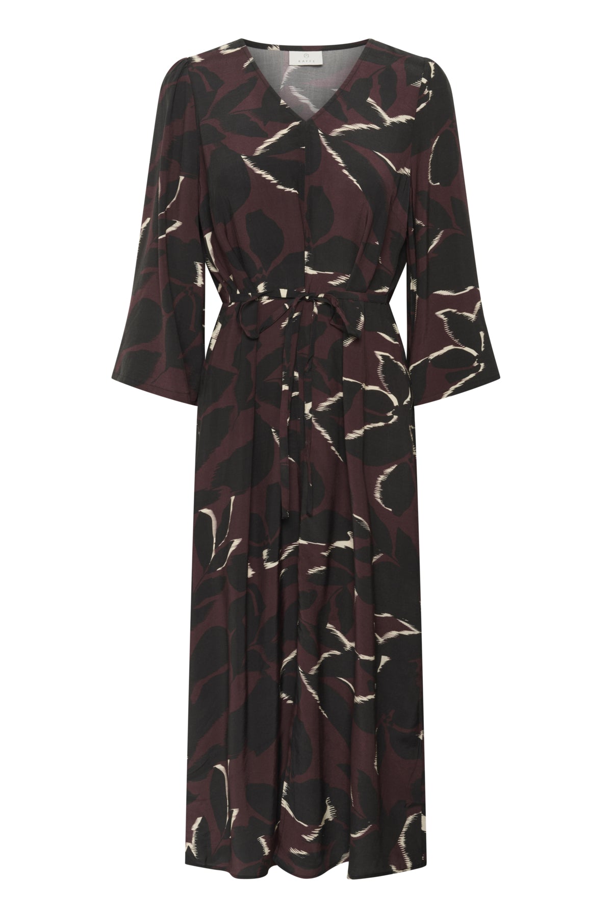 KAmille Dress Windsor Wine/Black Flower - 10510576