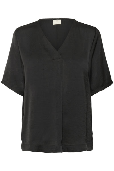 KAariel V-Neck Blouse Black deep - 10510606 Thumbnail