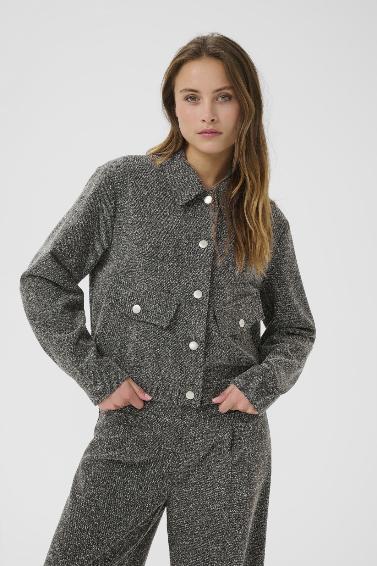 KAalba Jacket Black Melange - 10510608