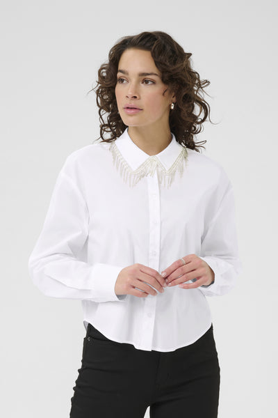 KAroxanne Shirt Optical White - 10510630 Thumbnail