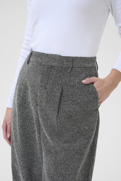 KAalba Pants Black Melange - 10510724 Thumbnail