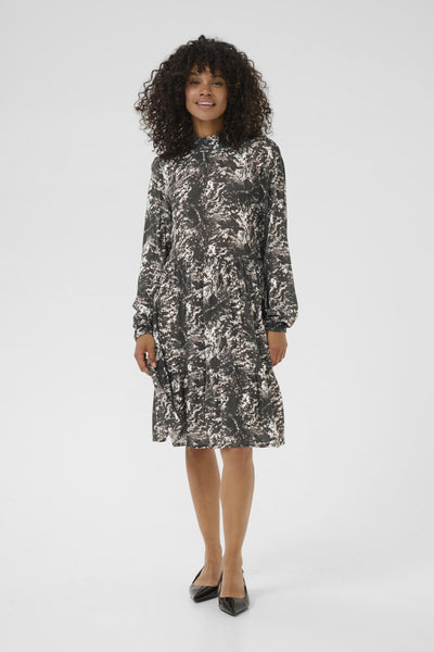 KAlinda Amber Dress Black/Grey Abstract Graphic - 10510741 Thumbnail