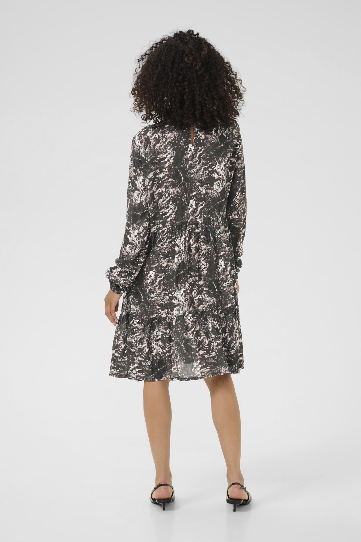 KAlinda Amber Dress Black/Grey Abstract Graphic - 10510741