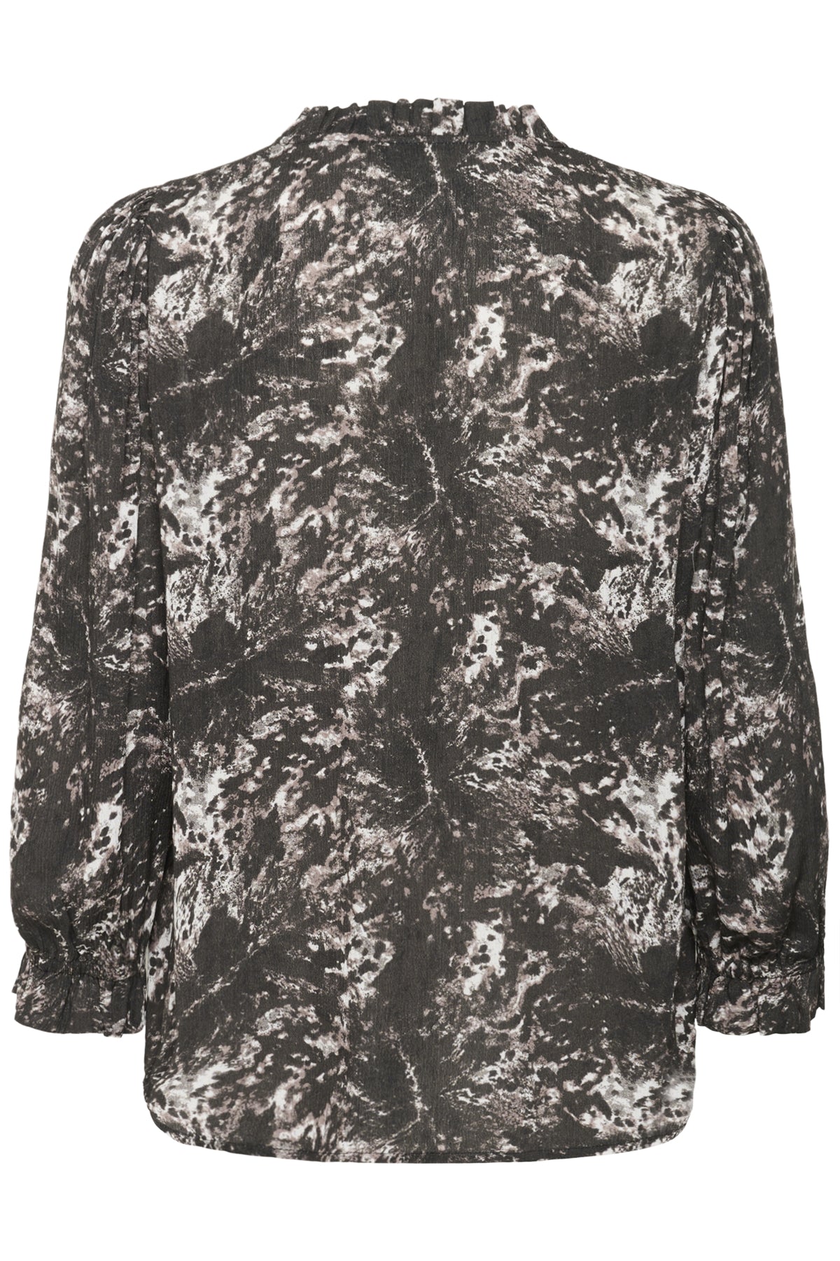 KAlinda Amber Blouse Black/Grey Abstract Graphic - 10510742