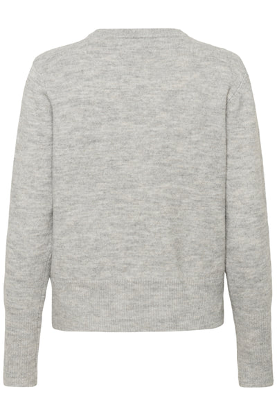 KAniel Pullover Light Grey Melange Thumbnail