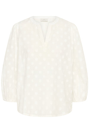 KAenya Blouse 3/4 SL Chalk - 10510755