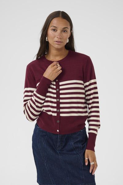 KAlizza Cardigan Windsor/Turtledove Half Stripe - 10510758 Thumbnail