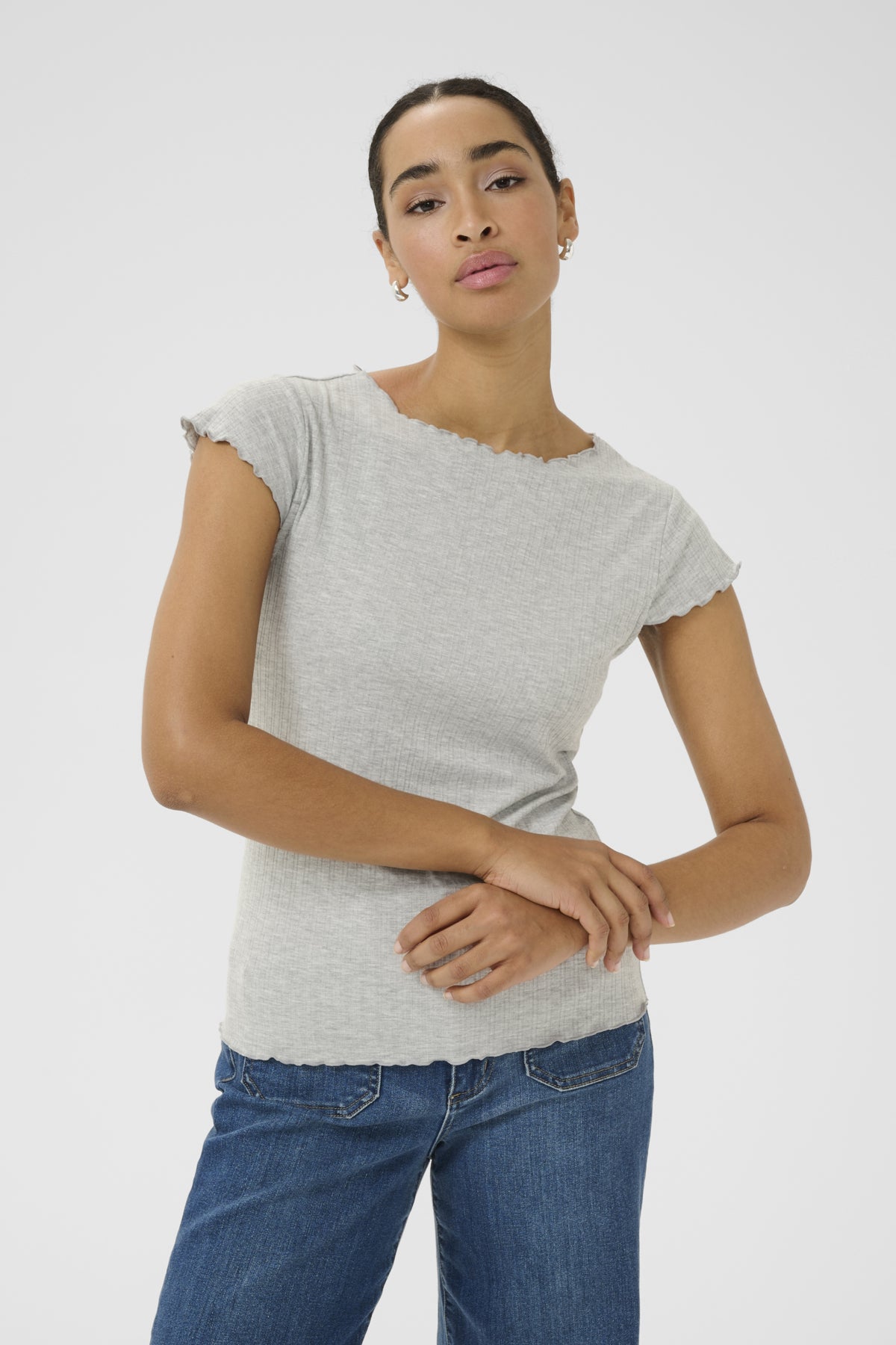 KAsamantha T-Shirt Grey Melange CC. - 10510766