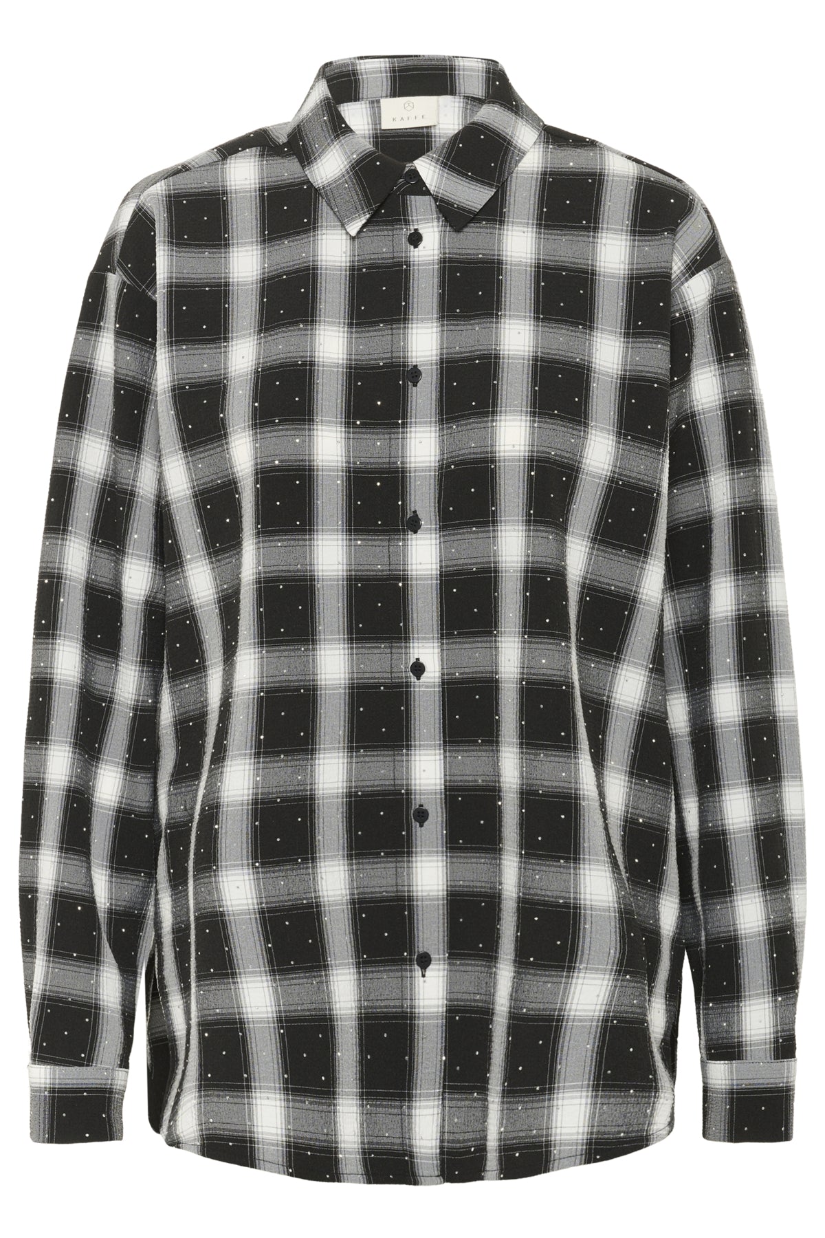 KAluna Shirt Black White Check Studs - 1084 - 10510784
