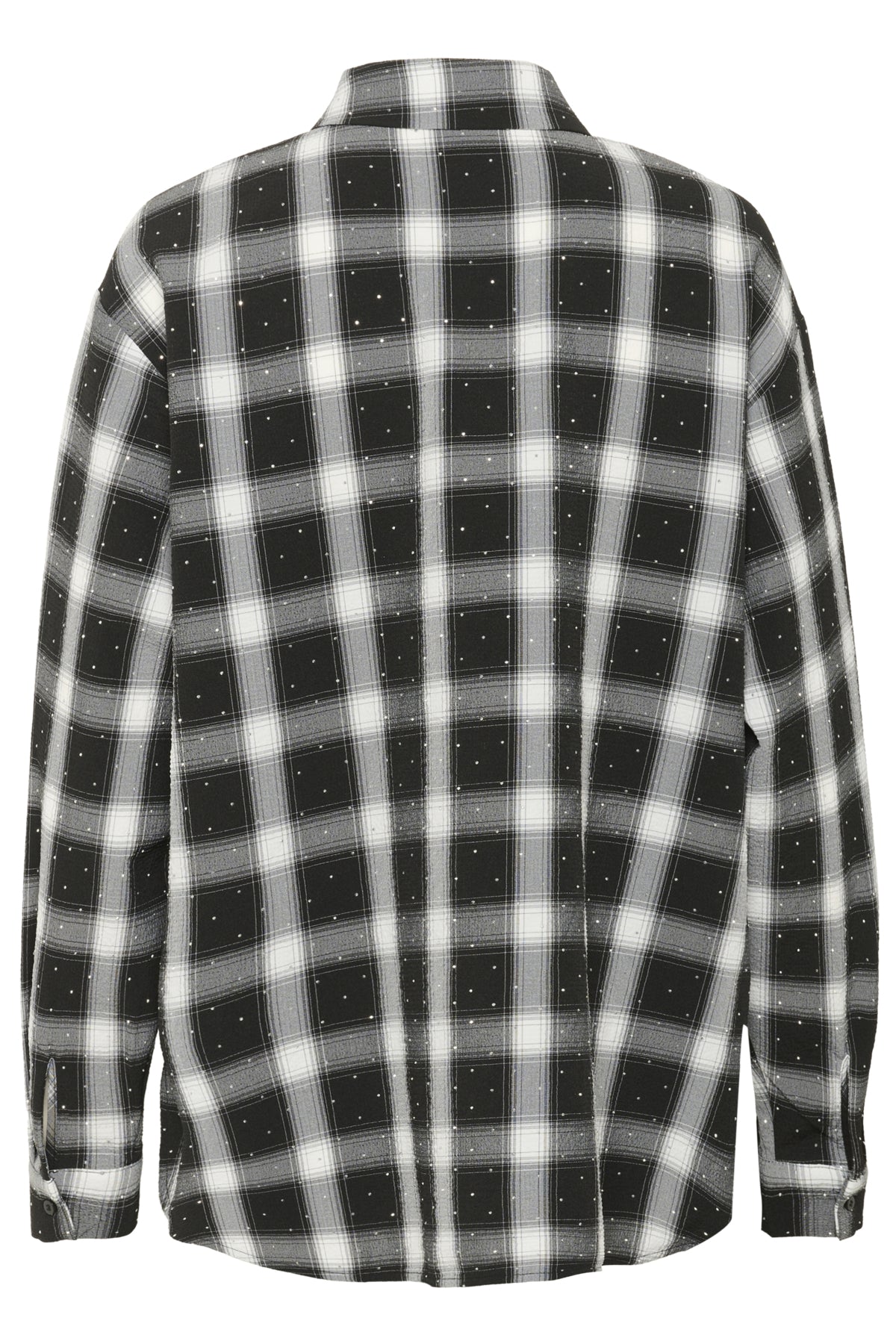 KAluna Shirt Black White Check Studs - 1084 - 10510784