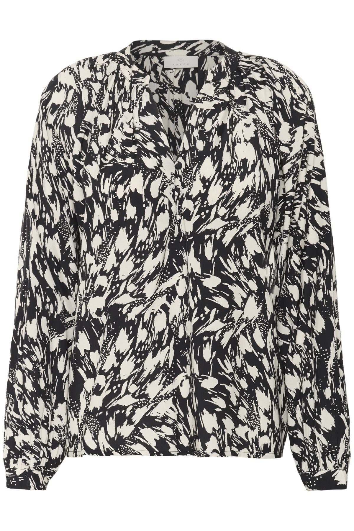 KAjamie Blouse Black/Turtledove Graphic - 108 - 10510794