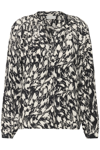 KAjamie Blouse Black/Turtledove Graphic - 108 - 10510794 Thumbnail