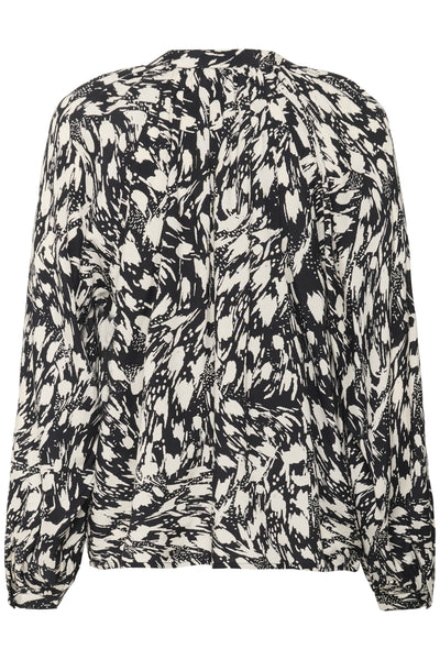 KAjamie Blouse Black/Turtledove Graphic - 108 - 10510794 Thumbnail