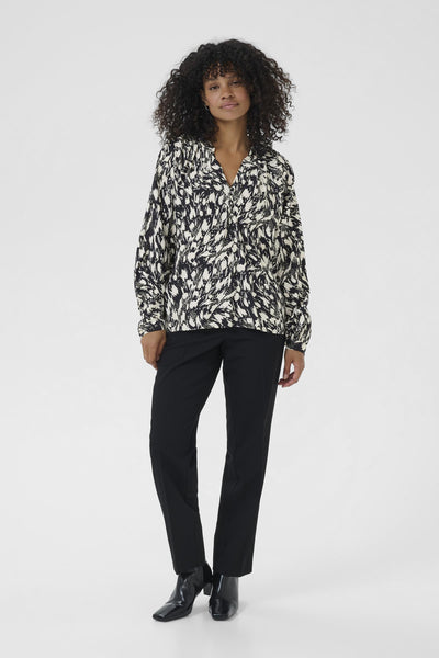 KAjamie Blouse Black/Turtledove Graphic - 108 - 10510794 Thumbnail