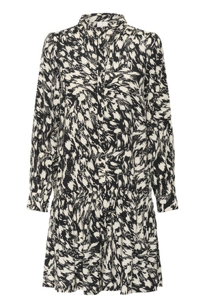 KAjamie Shirt Dress Black/Turtledove Graphic - 108 - 10510795