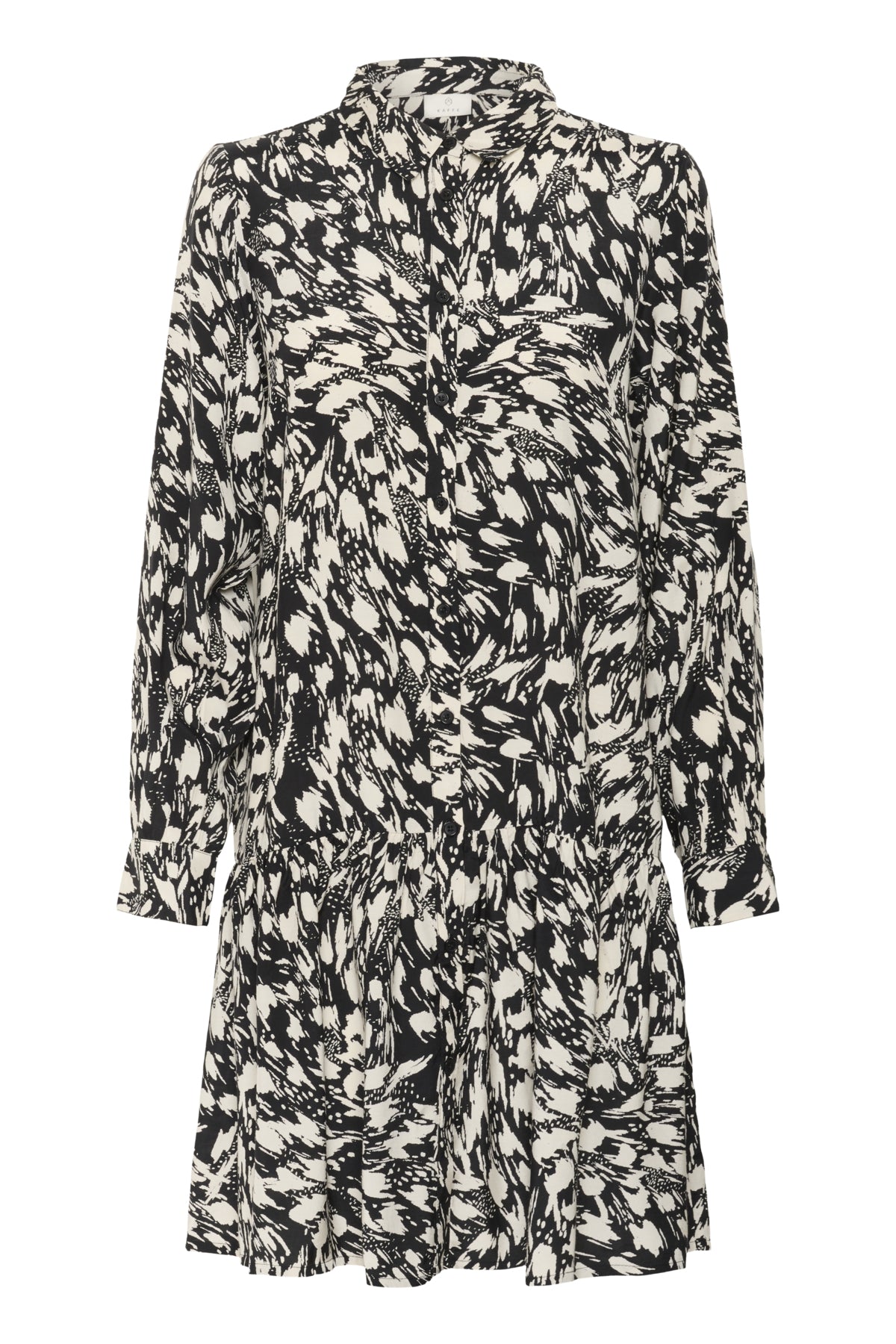 KAjamie Shirt Dress Black/Turtledove Graphic - 108 - 10510795