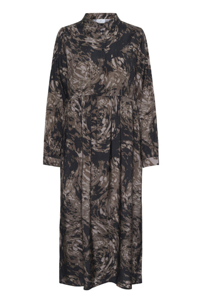 KAjamie Shirt Dress Brown Graphic Print - 108502 - 10510800 Thumbnail