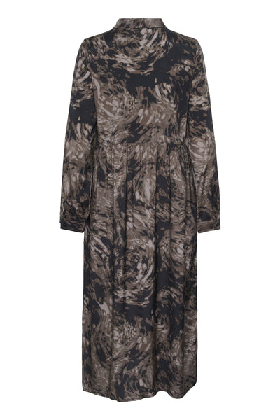 KAjamie Shirt Dress Brown Graphic Print - 108502 - 10510800 Thumbnail
