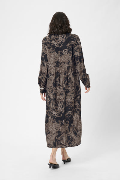 KAjamie Shirt Dress Brown Graphic Print - 108502 - 10510800 Thumbnail
