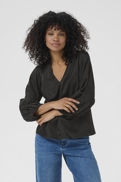 KAida Blouse Black Deep - 100121 - 10510817 Thumbnail