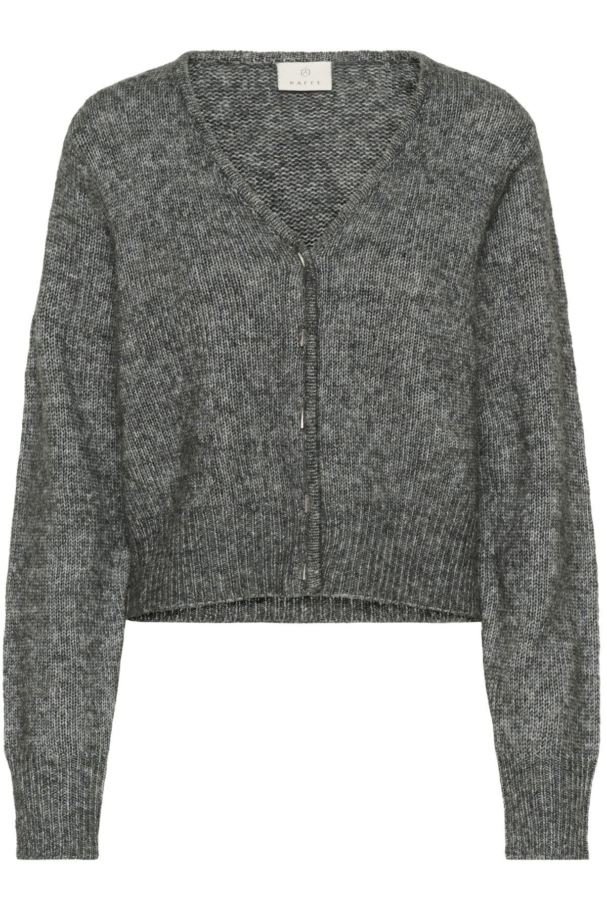 KAmelania Cardigan Dark Grey Melange - 100125 - 10510818